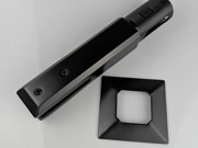Base Plated Non Conductive Spigot Matt Black